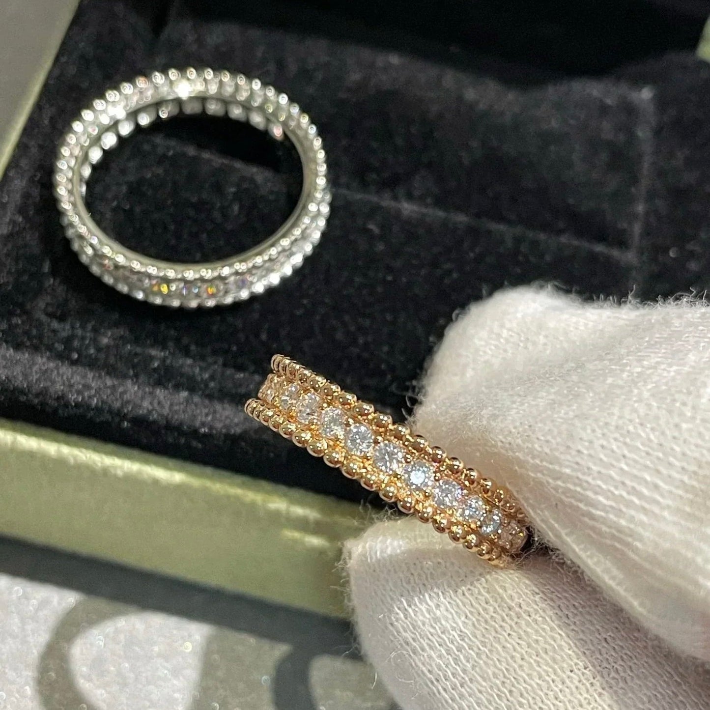 [✨ROSE💎]PERLEE DIAMOND ROSE GOLD RING