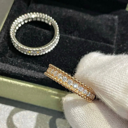 [✨ROSE💎]PERLEE DIAMOND SILVER RING