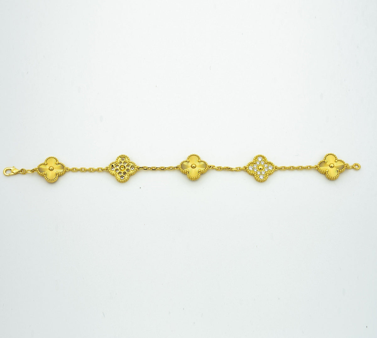 [✨ROSE💎] CLOVER 5 MOTIF LASER BRACELET COLLECTION