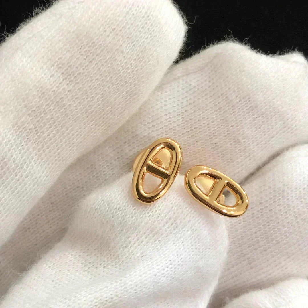 [✨ROSE💎]CHAINE SMALL EARRINGS GOLD AND SILVER