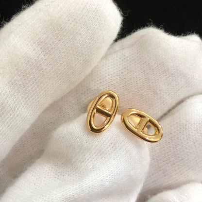 [✨ROSE💎]CHAINE SMALL EARRINGS GOLD AND SILVER