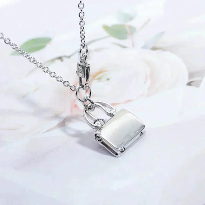 [✨ROSE💎]AMULETTE PEDANT SILVER NECKLACE