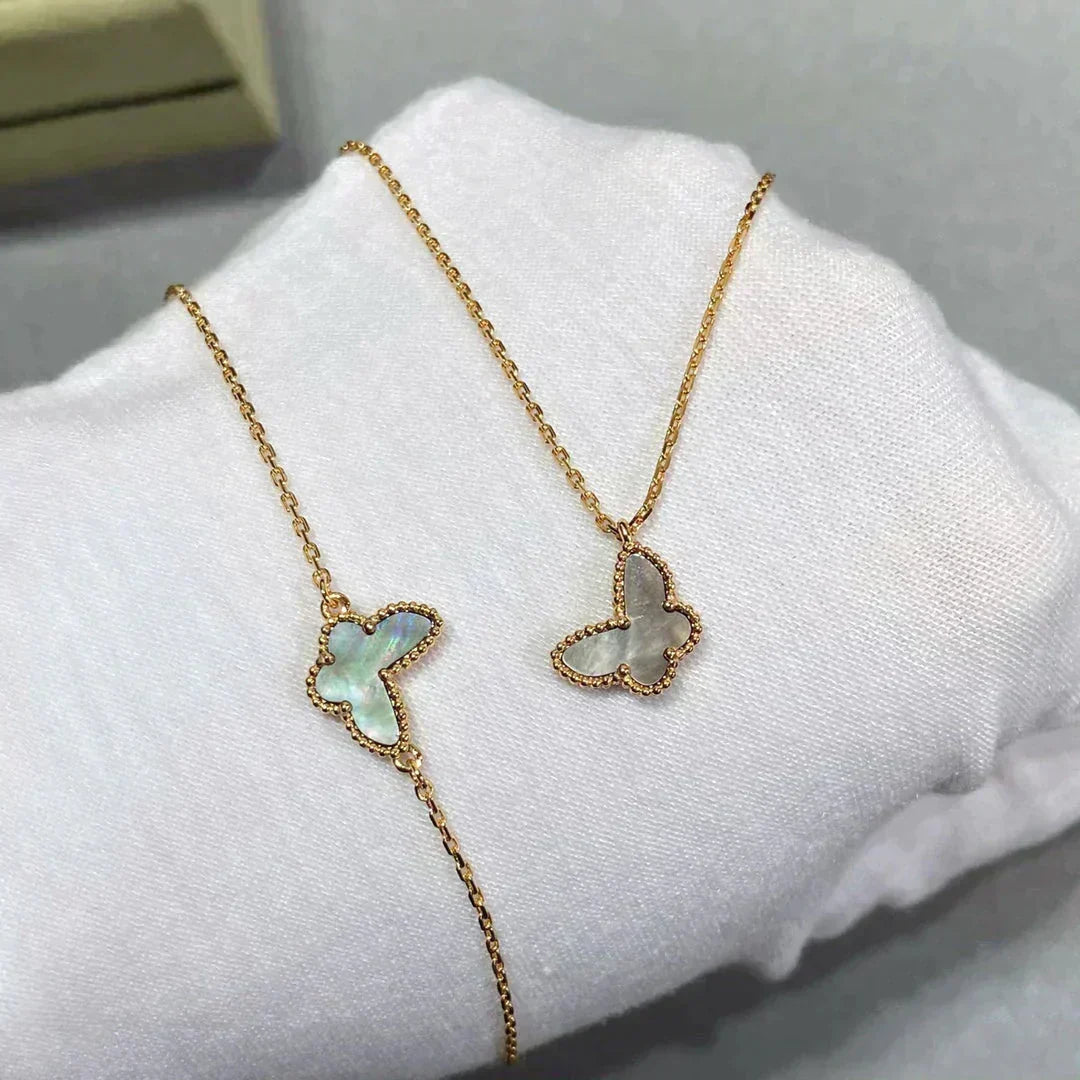[✨ROSE💎]BUTTERFLY DARK MOP BUTTERFLY BRACELET