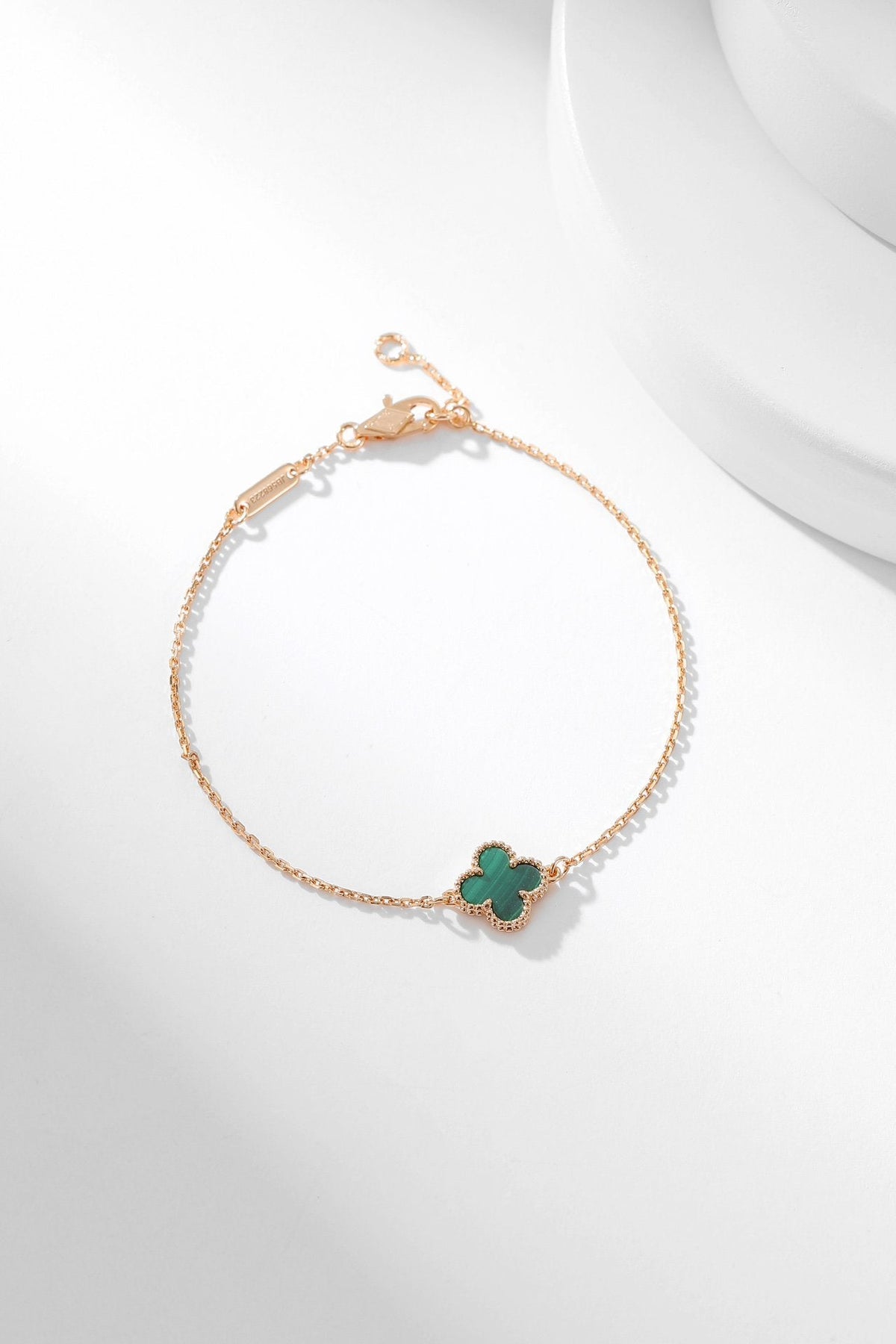 [✨ROSE💎]CLOVER BRACELET MALACHITE 1 MOTIF
