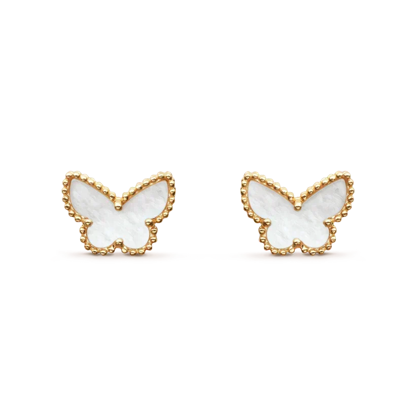 [✨ROSE💎]SWEET BUTTERFLY MOP EARSTUDS