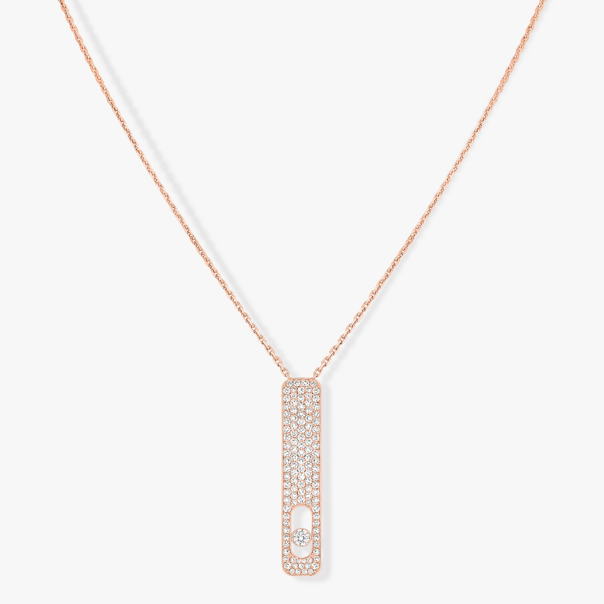 [✨ROSE💎]MY FIRST DIAMOND PAVED NECKLACE