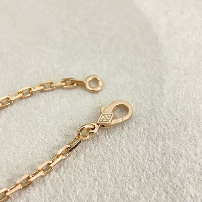 [✨ROSE💎]ROSE QUARTZ MIXED FLOWER BUTTERFLY SWEATER CHAIN