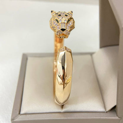 [✨ROSE💎]DIAMOND MACHINE LEOPARD BRACELET
