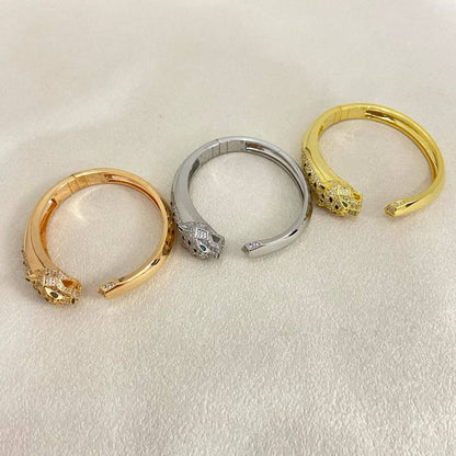 [✨ROSE💎]DIAMOND MACHINE LEOPARD BRACELET