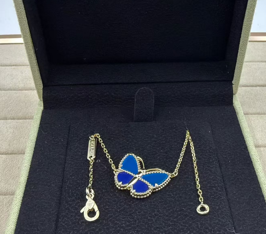 [✨ROSE💎]2026 NEW BUTTERFLY BLUE   NECKLACE