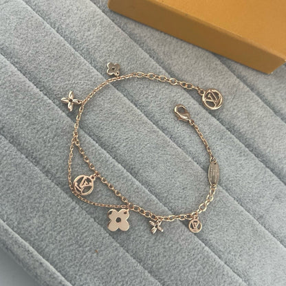 [✨ROSE💎]SMOOTH MULTI FLOWER BRACELET
