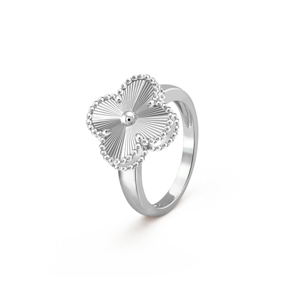 [✨ROSE💎]CLOVER SILVER RING