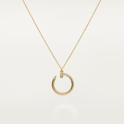 [✨ROSE💎]JUSTE NECKLACE HALF DIAMOND
