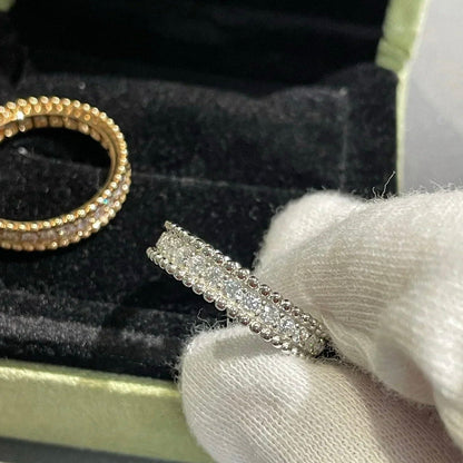 [✨ROSE💎]PERLEE DIAMOND SILVER RING