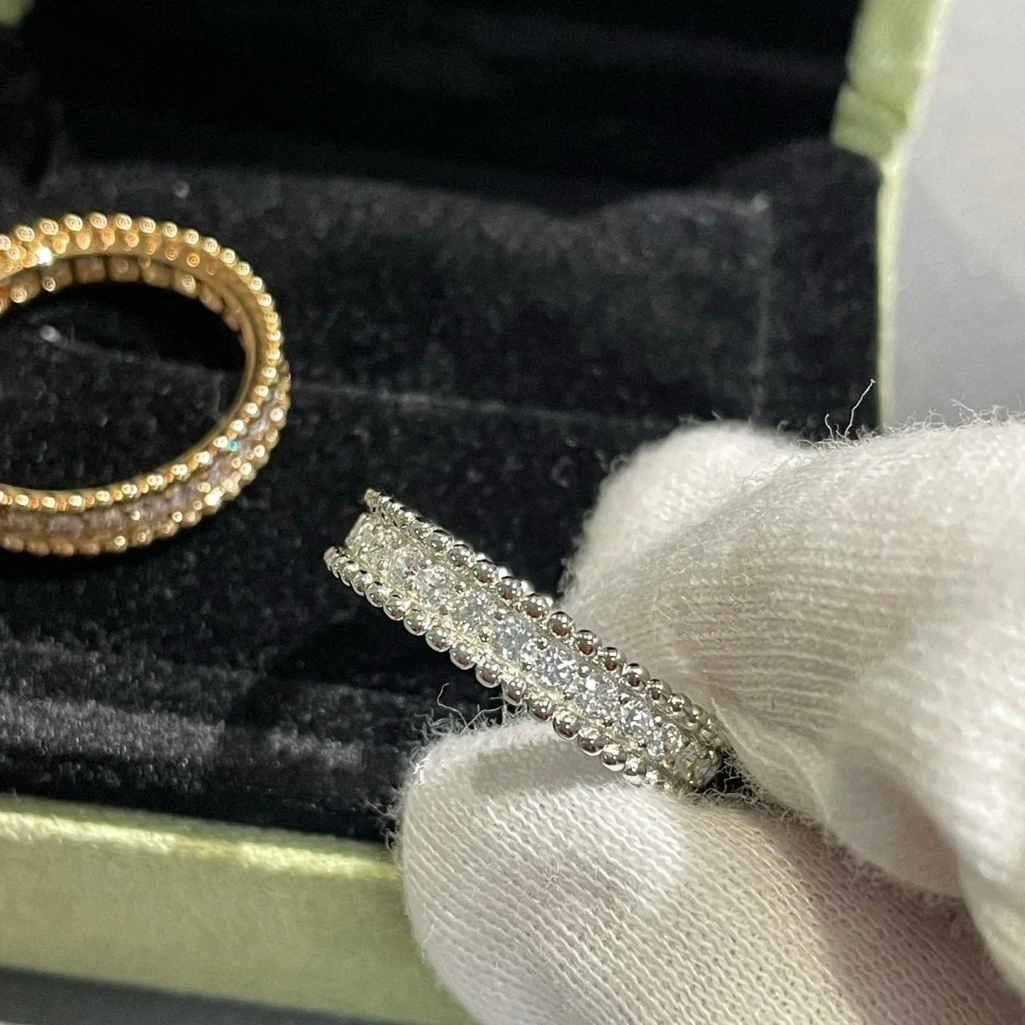 [✨ROSE💎]PERLEE DIAMOND ROSE GOLD RING