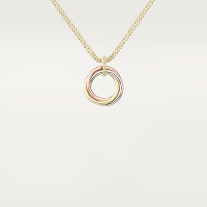 [✨ROSE💎]TRINITY MEDIUM  DIAMONDS NECKLACE