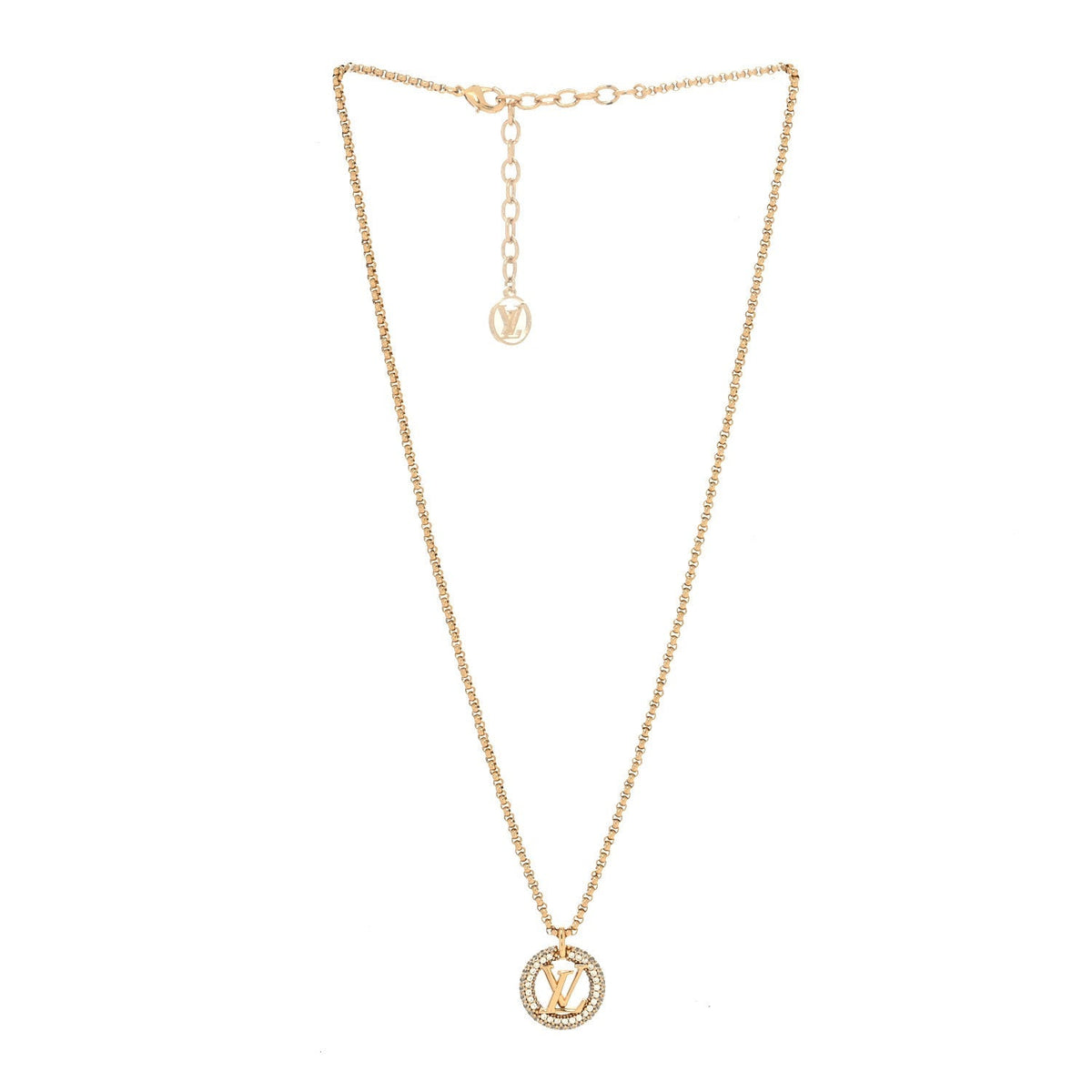 [✨ROSE💎]BY NIGHT DIAMOND PAVED NECKLACE