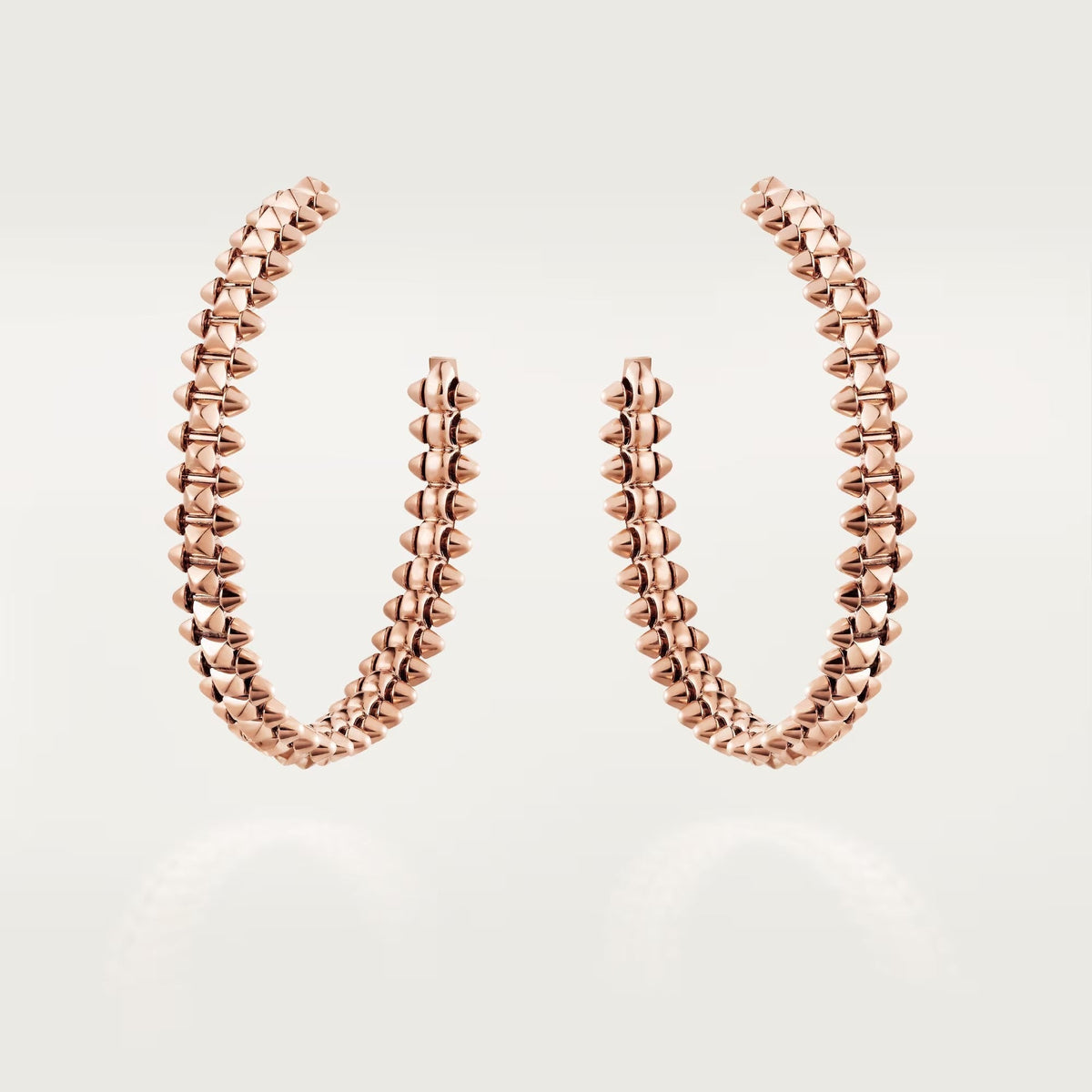 [✨ROSE💎]CLASH HOOP LARGE EARRINGS