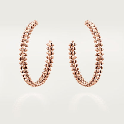 [✨ROSE💎]CLASH HOOP LARGE EARRINGS