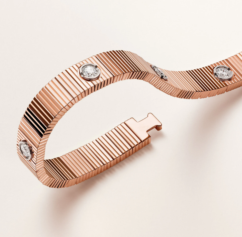 [✨ROSE💎] NEW 7 MM 7-DIAMOND HEART-SHAPED BRACELET