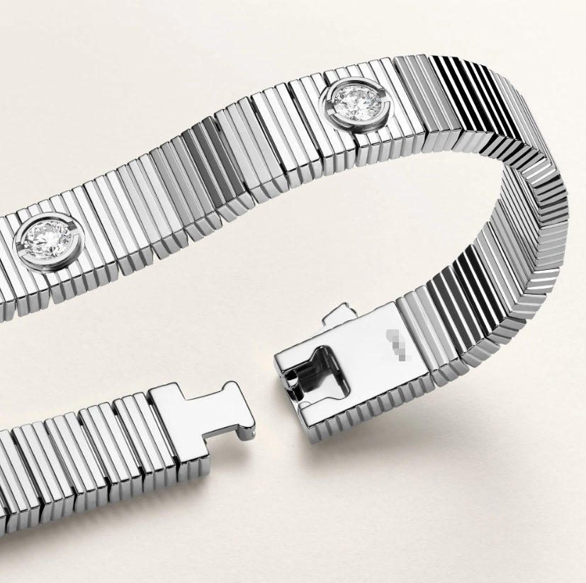 [✨ROSE💎] NEW 7 MM 7-DIAMOND HEART-SHAPED BRACELET