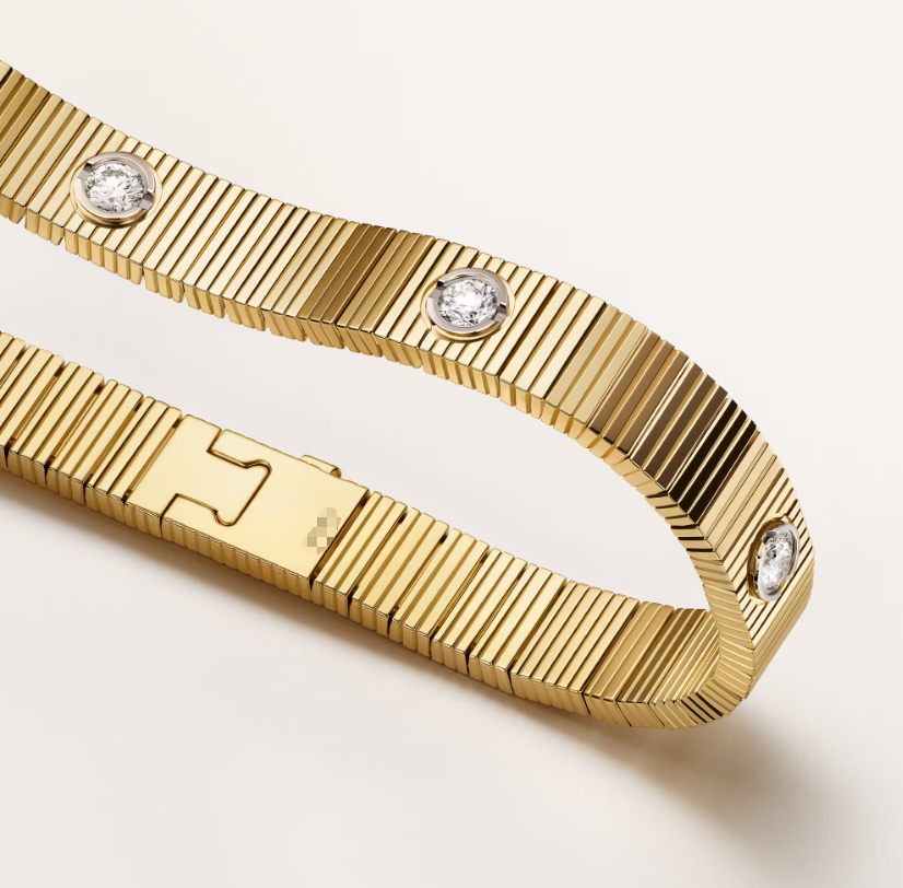 [✨ROSE💎] NEW 7 MM 7-DIAMOND HEART-SHAPED BRACELET