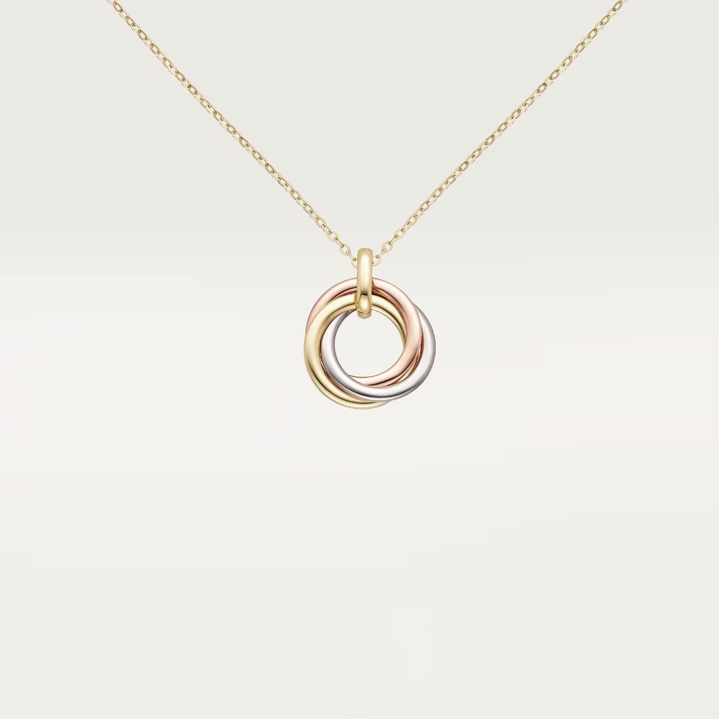 [✨ROSE💎]TRINITY SMALL NECKLACE