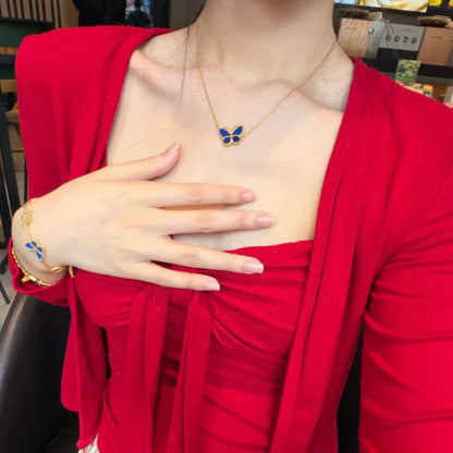 [✨ROSE💎] 2026 NEW LUCKY BUTTERFLY 1 MOTIFS NECKLACE