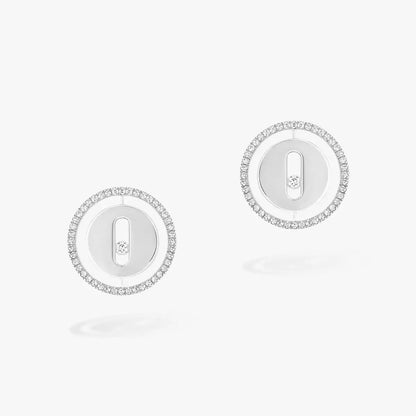[✨ROSE💎]Lucky Move Diamond Earrings