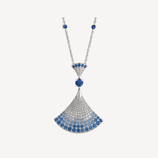 [✨ROSE💎]DREAM NECKLACE AGATE SILVER DIAMOND