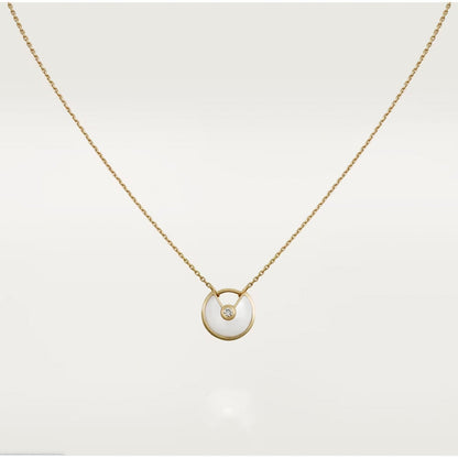 [✨ROSE💎]AMULETTE ROSE GOLD MOP NECKLACE
