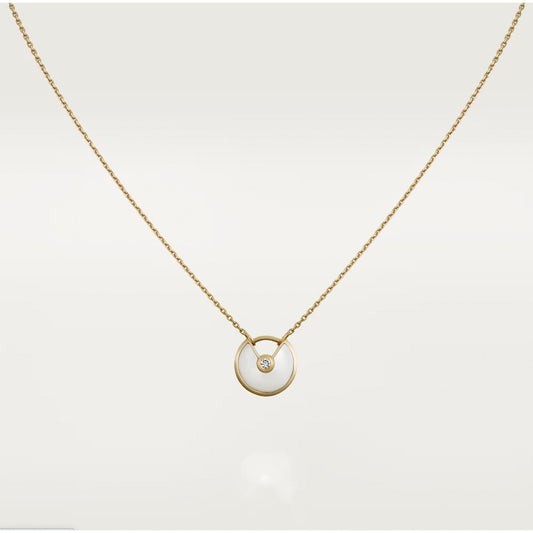 [✨ROSE💎]AMULETTE ROSE GOLD MOP NECKLACE
