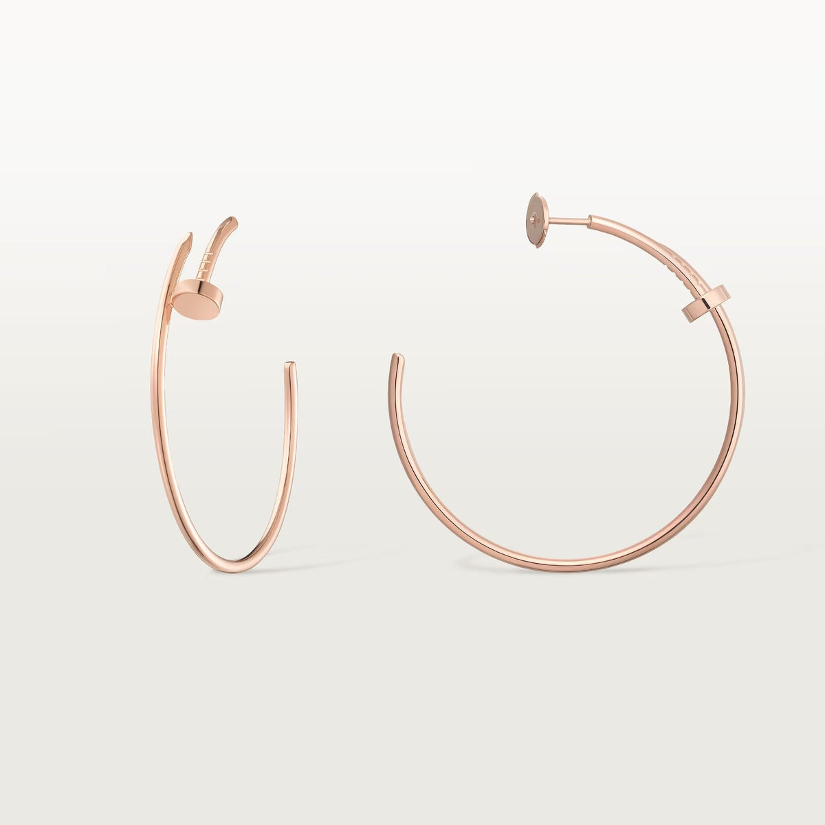 [✨ROSE💎]JUSTE NO DIAMOND LARGE EARRINGS