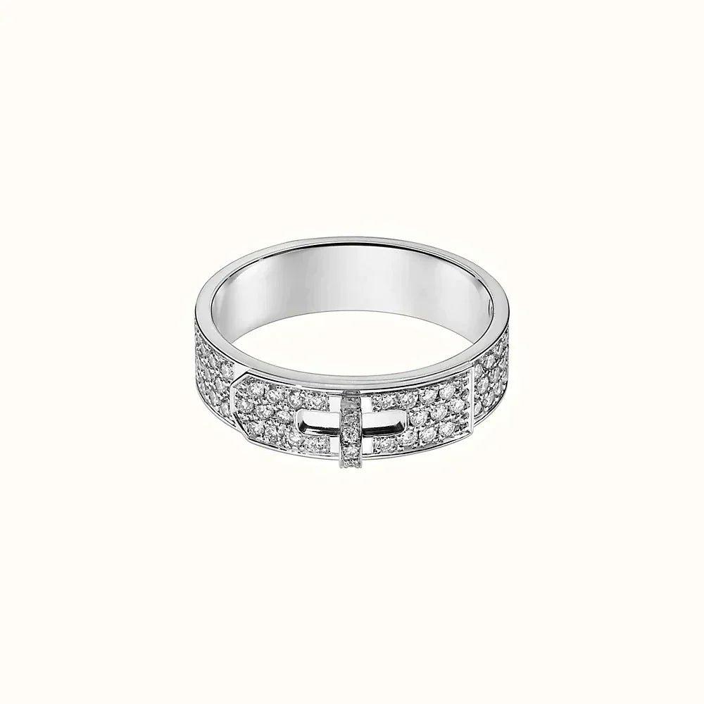 [✨ROSE💎]KELLY SILVER DIAMOND RING