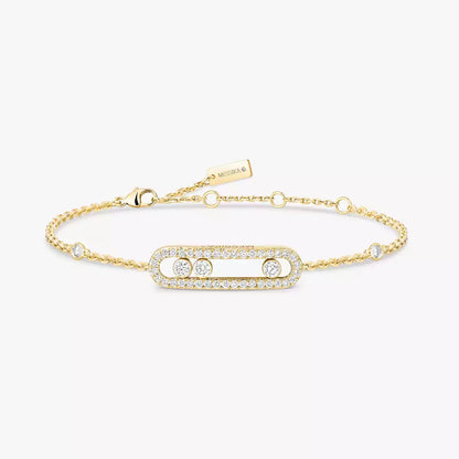 [✨ROSE💎]Pavé Baby Move Diamond Bracelet