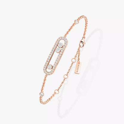 [✨ROSE💎]Pavé Baby Move Diamond Bracelet