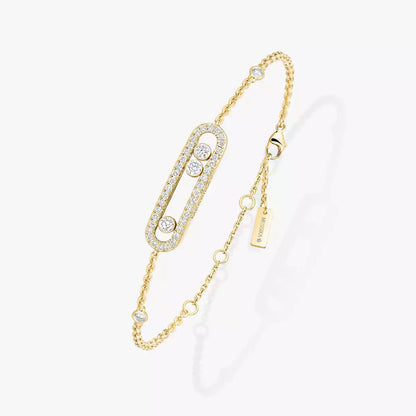 [✨ROSE💎]Pavé Baby Move Diamond Bracelet