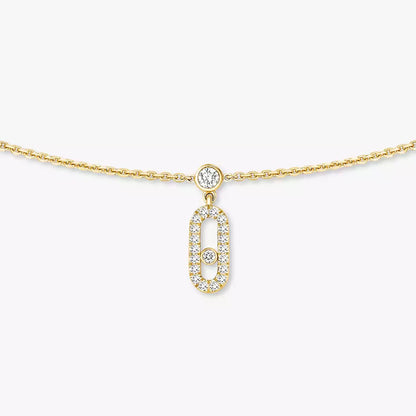 [✨ROSE💎]Move Uno Necklace