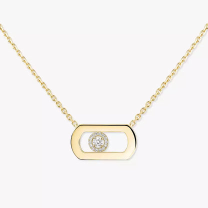 [✨ROSE💎]So Move Diamond Necklace in Gold