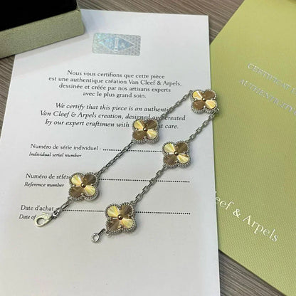 [✨ROSE💎] CLOVER 5 MOTIF LASER BRACELET COLLECTION