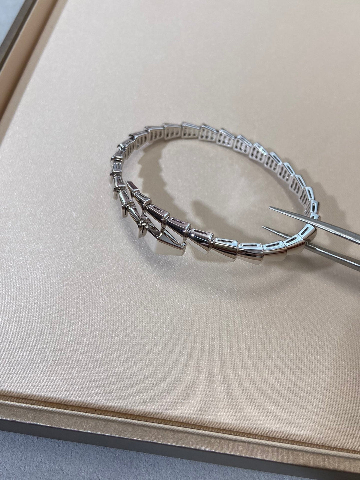 [✨ROSE💎]SERPENTI VIPER SILVER BRACELET