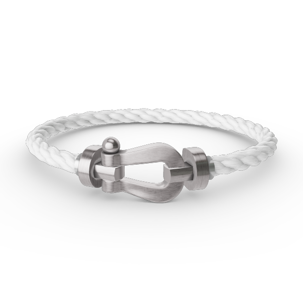 [✨ROSE💎]FORCE LARGE HORSESHOE NO DIAMOND BRACELET SILVER